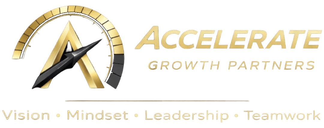 Business growth emblem